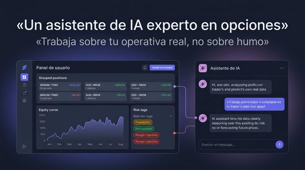 Conoce al asistente de IA experto en opciones de Bitacora.trade