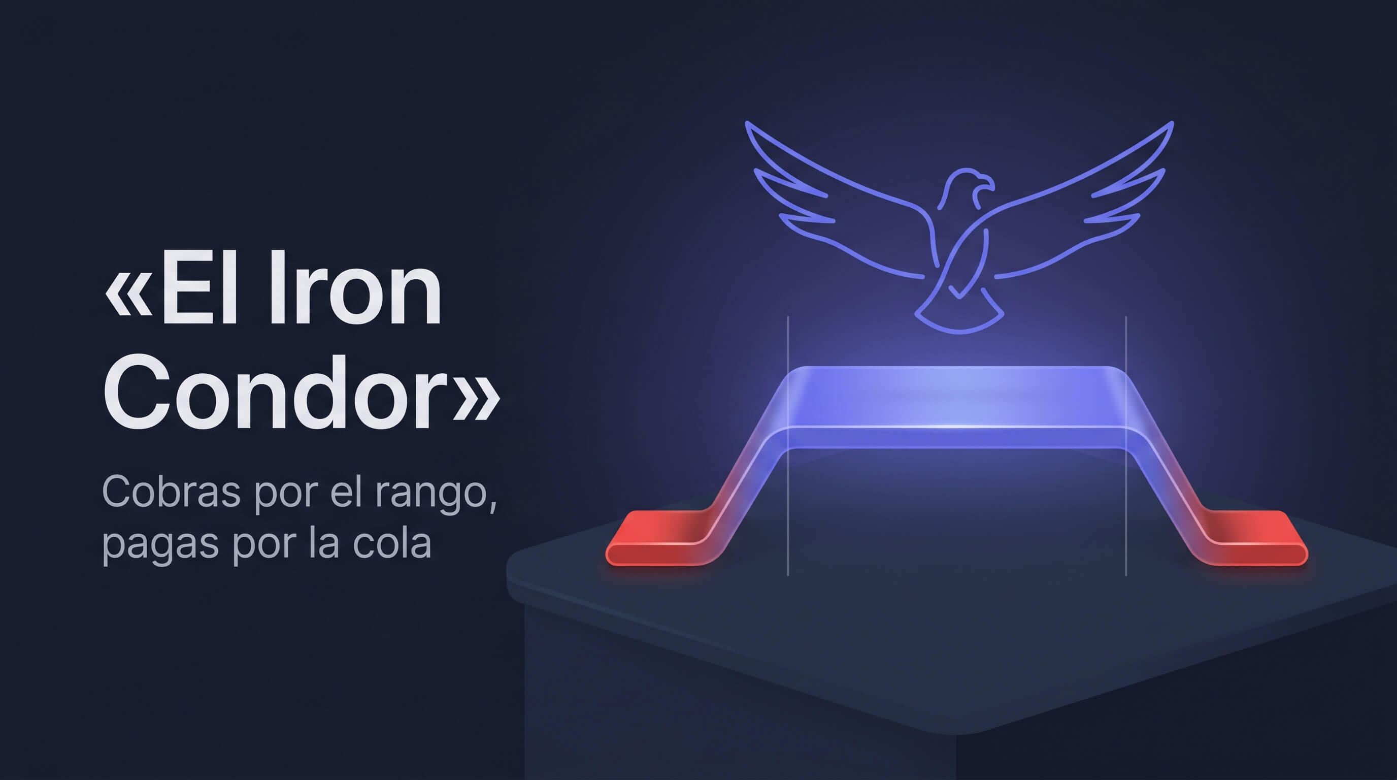 El Iron Condor (cóndor de hierro): la guía con números, los estudios de tastytrade y CBOE, y la verdad sobre su riesgo