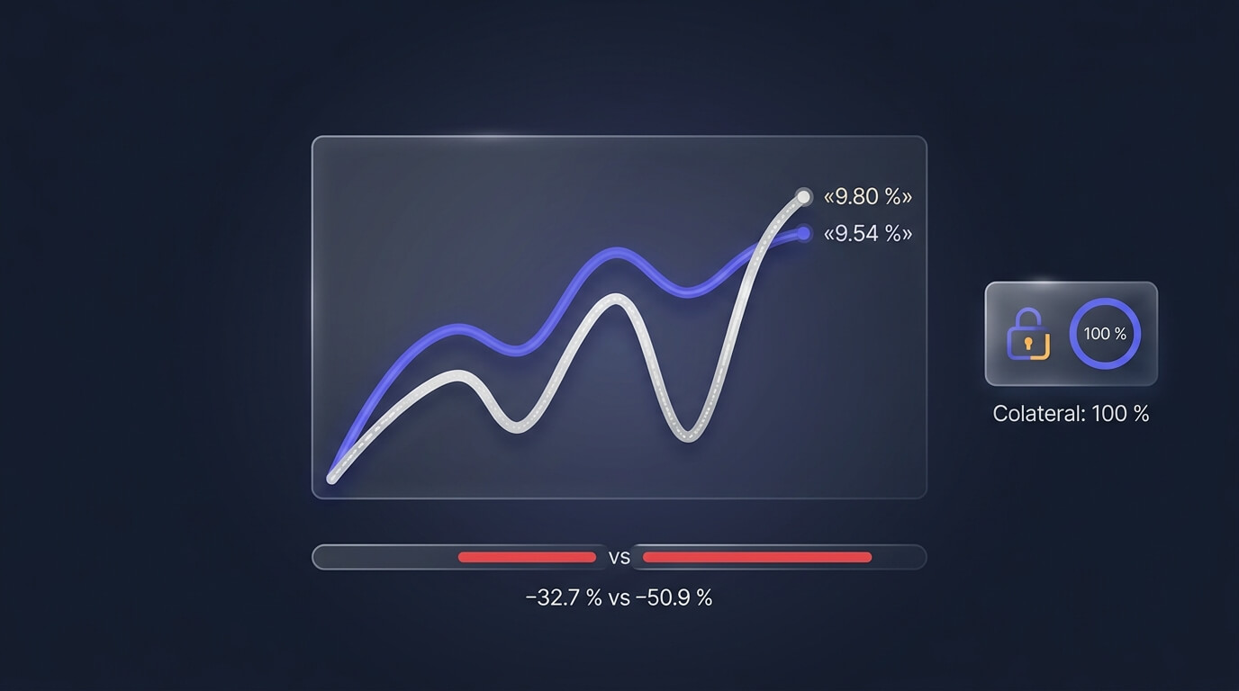 Comparación entre el índice Cboe S&P 500 PutWrite y el S&P 500 mostrando retornos similares con volatilidad y drawdown mucho menores en el índice de venta de puts